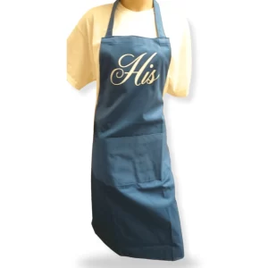 Adult Novelty Bib Apron in ‘His’ Design