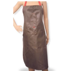 Rustic Leatherette Adult Bib Apron