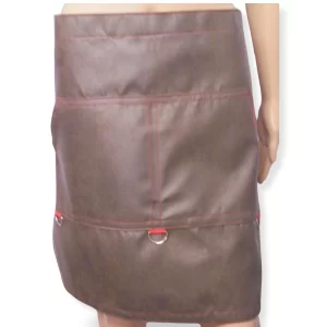 Rustic Leatherette Waist Apron