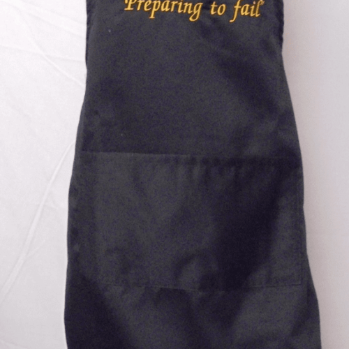 Adult Novelty Bib Aprons in Failing to Prepare