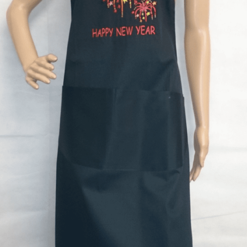 Adult Novelty Bib Aprons in ‘Happy New Year’ design