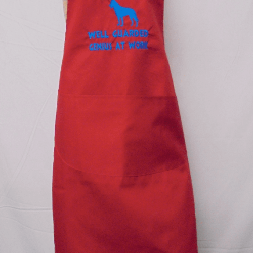 Adult Novelty Bib Aprons in ‘Keep Out Design