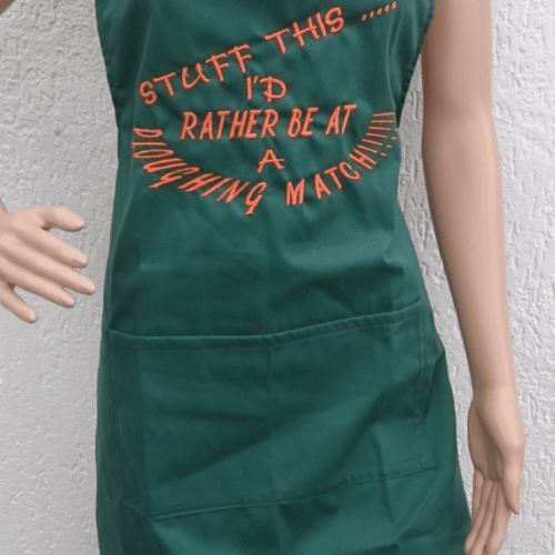 Adult Novelty Bib Aprons in Ploughing Match’ design