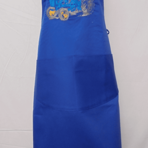Adult Novelty Bib Aprons with Embroidered Motif ‘Tractor’