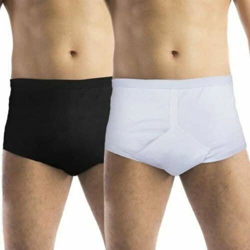 Men’s Washable Y Front Style Incontinence Briefs