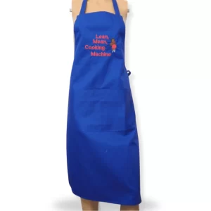 Adult Novelty Bib Aprons in Lean Mean Cooking Machine