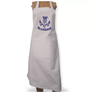 Adult Novelty Bib Aprons with Embroidered Motif ‘Scotland’