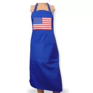 Adult Novelty Bib Aprons with Stars and Stripes Motif EMBROIDERY