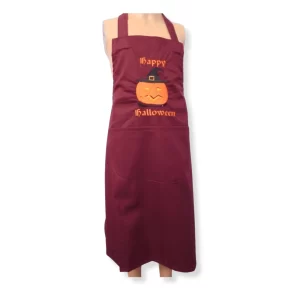 Children’s Bib Aprons with Embroidered Motif in ‘Pumpkin’ design