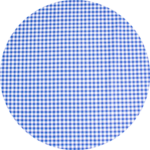 Mid Blue Gingham with White Trim