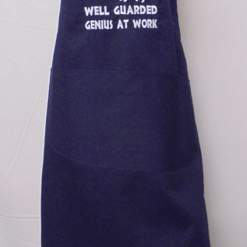 Adult Novelty Bib Aprons in ‘Keep Out’ design