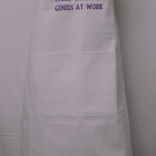 Adult Novelty Bib Aprons in’ Keep Out’ design