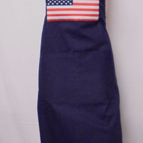 Adult Novelty Bib Aprons With Embroidered Stars and Stripes Motif