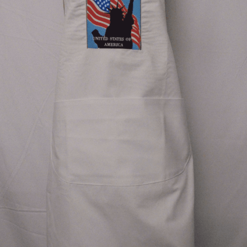 Adult Novelty Bib Aprons with Liberty embroidered Motif