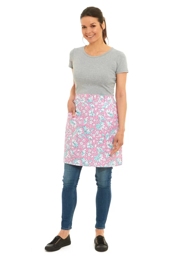 Floral Half Apron