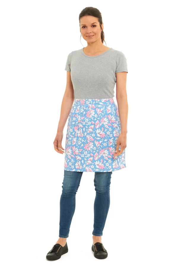 Floral Half Apron