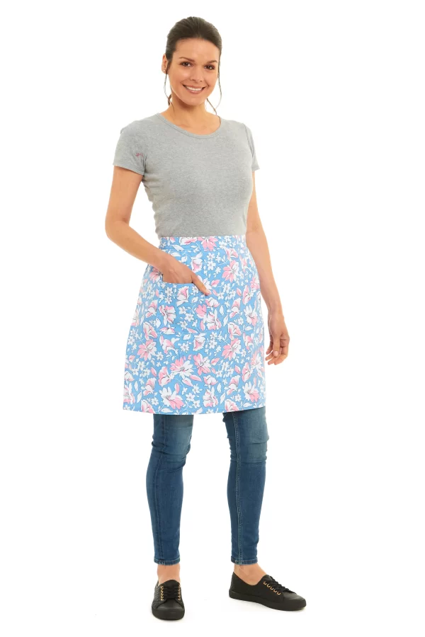 Floral Half Apron