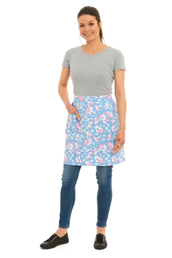 Floral Half Apron