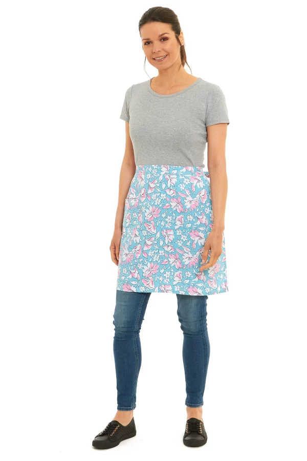 Floral Half Apron