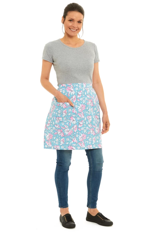 Floral Half Apron