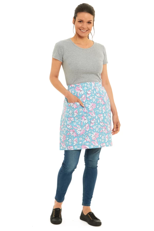 Floral Half Apron