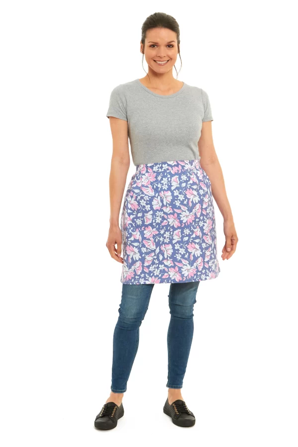 Floral Half Apron