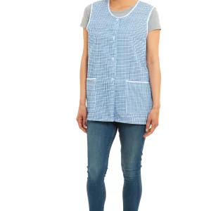 Lucy Dogtooth Overall Button Front